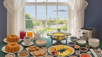 Frokostbuffé er inkludert hver dag