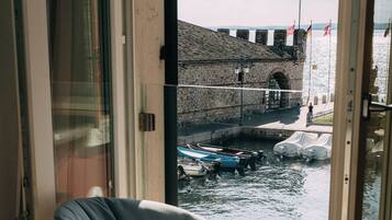 Vue depuis lâhĂ©bergement