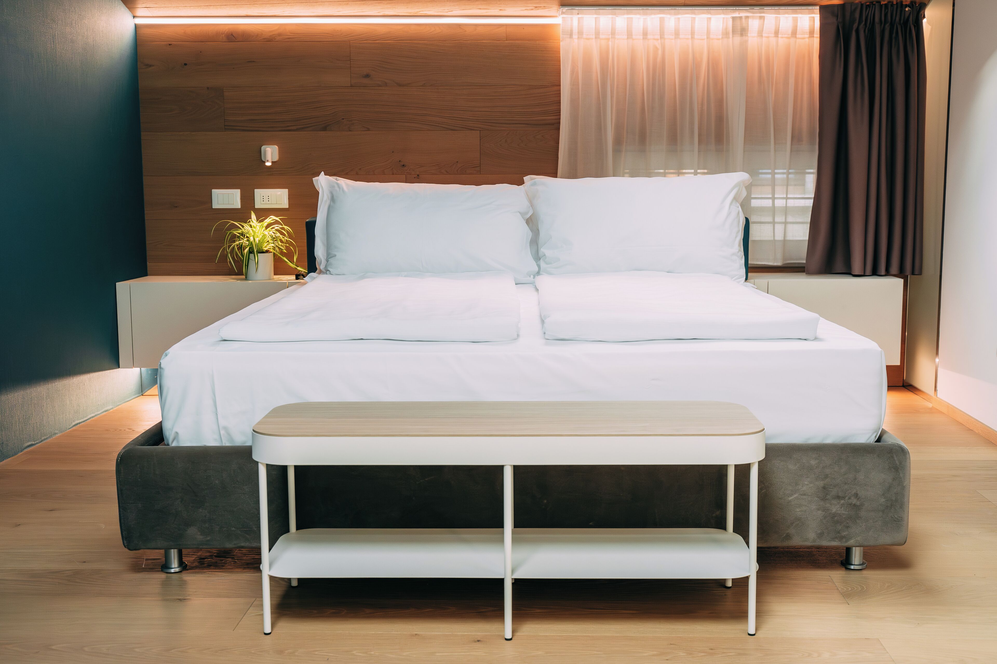 Ropa de cama de alta calidad, cubrecamas y colchones con pillow-top 