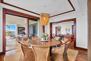 Dining - Ocean View 3-Bedroom Villa at The Resort at Kapalua Bay Housekeeping, Spa, Rental Car Included! MON-6302 (Lahaina)