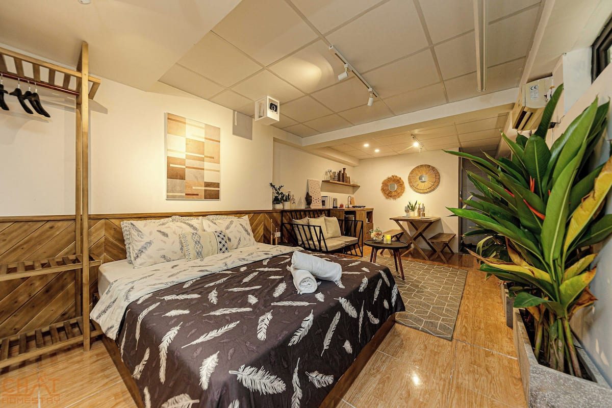 Standard Double Room, City View | Desk, laptop workspace, blackout drapes, free WiFi