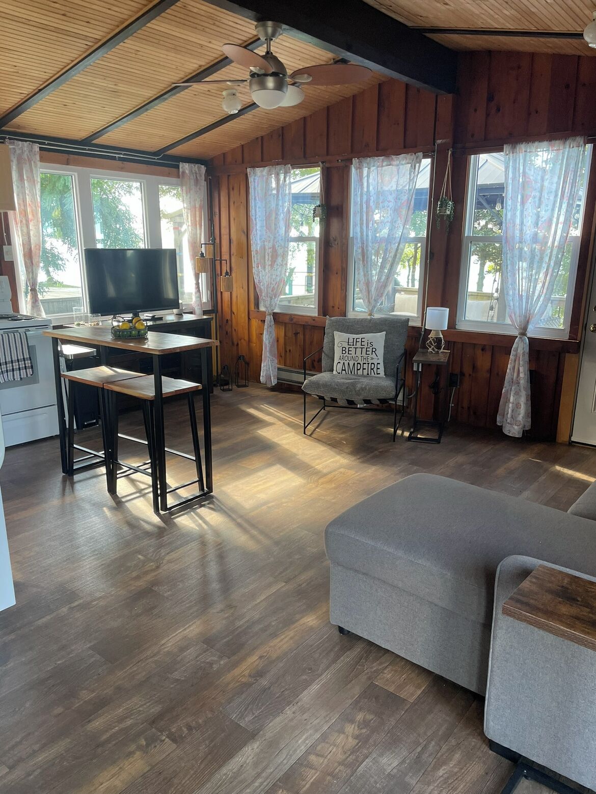 Téléviseur, foyer