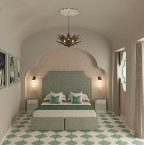Camera Deluxe con letto matrimoniale o 2 letti singoli, balcone | Una cassaforte in camera, una scrivania, tende oscuranti