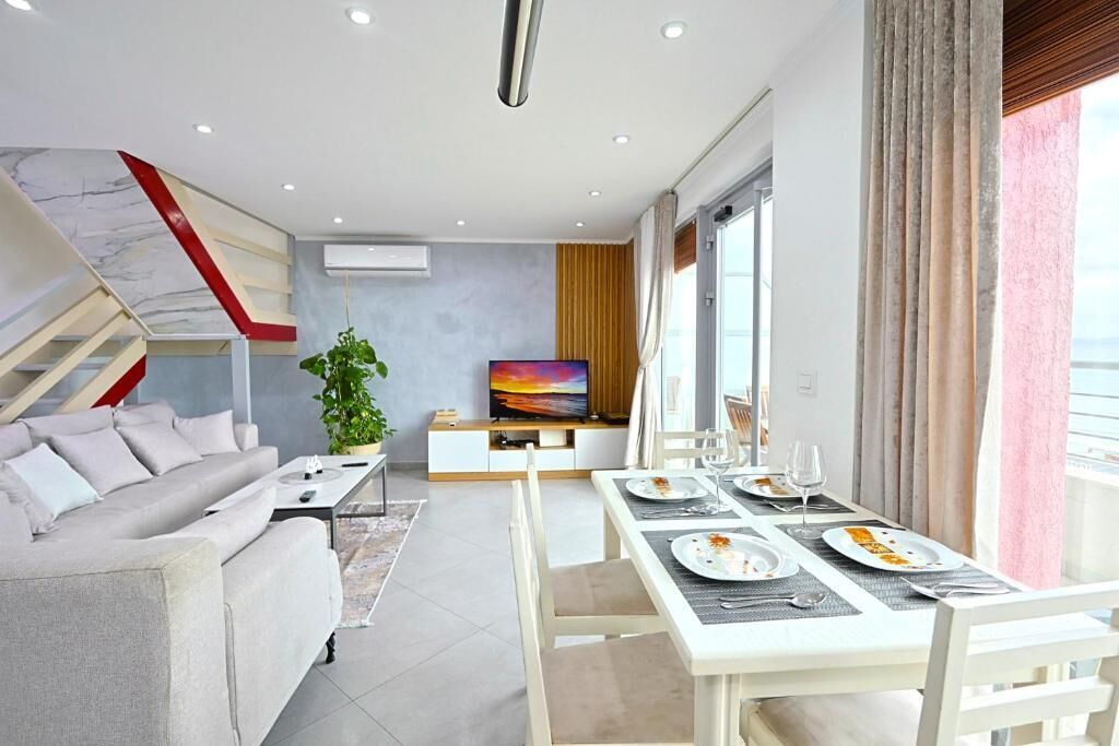 Apartment, Balkon, Stadtblick | Speisen