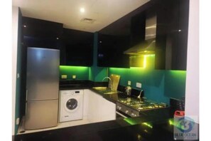 Private kitchen - 2BR  / Good View Furnished / Blueoceanholidayhomes (Capital Bay Towers)