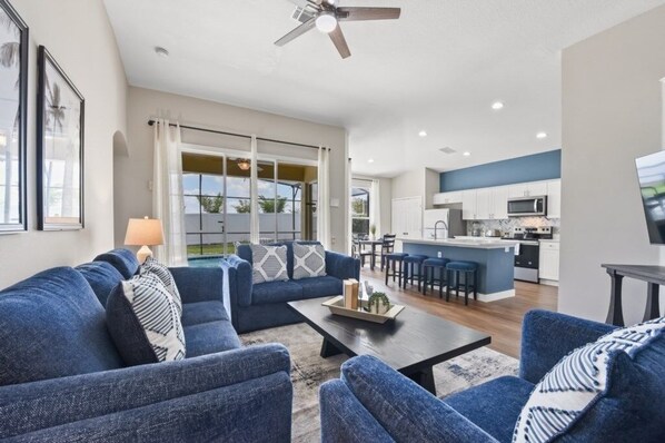 TV, video games, DVD player, table football - NEW! 4-Bedroom Resort Villa w/ Private Pool & Close to Disney Attractions (Kissimmee)