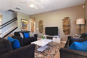 TV, table football - NEW! Luxurious 7BR Villa w/ Pool & Game Room - Solterra Resort Near Disney! (Davenport)