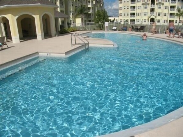 Pool - NEW! Beautiful 1st Floor Condo in Gated Cane Island, Close to Parks (Kissimmee)