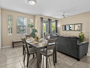 Dining - NEW! Beautiful 1st Floor Condo in Gated Cane Island, Close to Parks (Kissimmee)