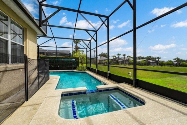 Pool - NEW! Calabay Comfort - 4BR Pool & Spa Near Disney (Davenport)