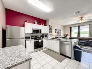 Fridge, microwave, oven, dishwasher - NEW! Windsor Palms 3BR Home w/ Private Pool Near Disney (Kissimmee)