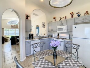 Fridge, microwave, oven, dishwasher - NEW! Spacious 3BR Pool Home in Indian Creek, Close to Disney & Attractions (Kissimmee)