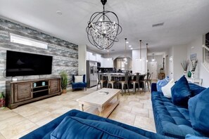 TV, video games, table football, ping pong - NEW! Luxurious Solterra Home w/ Pool, Spa & Themed Rooms Near Attractions (Davenport)