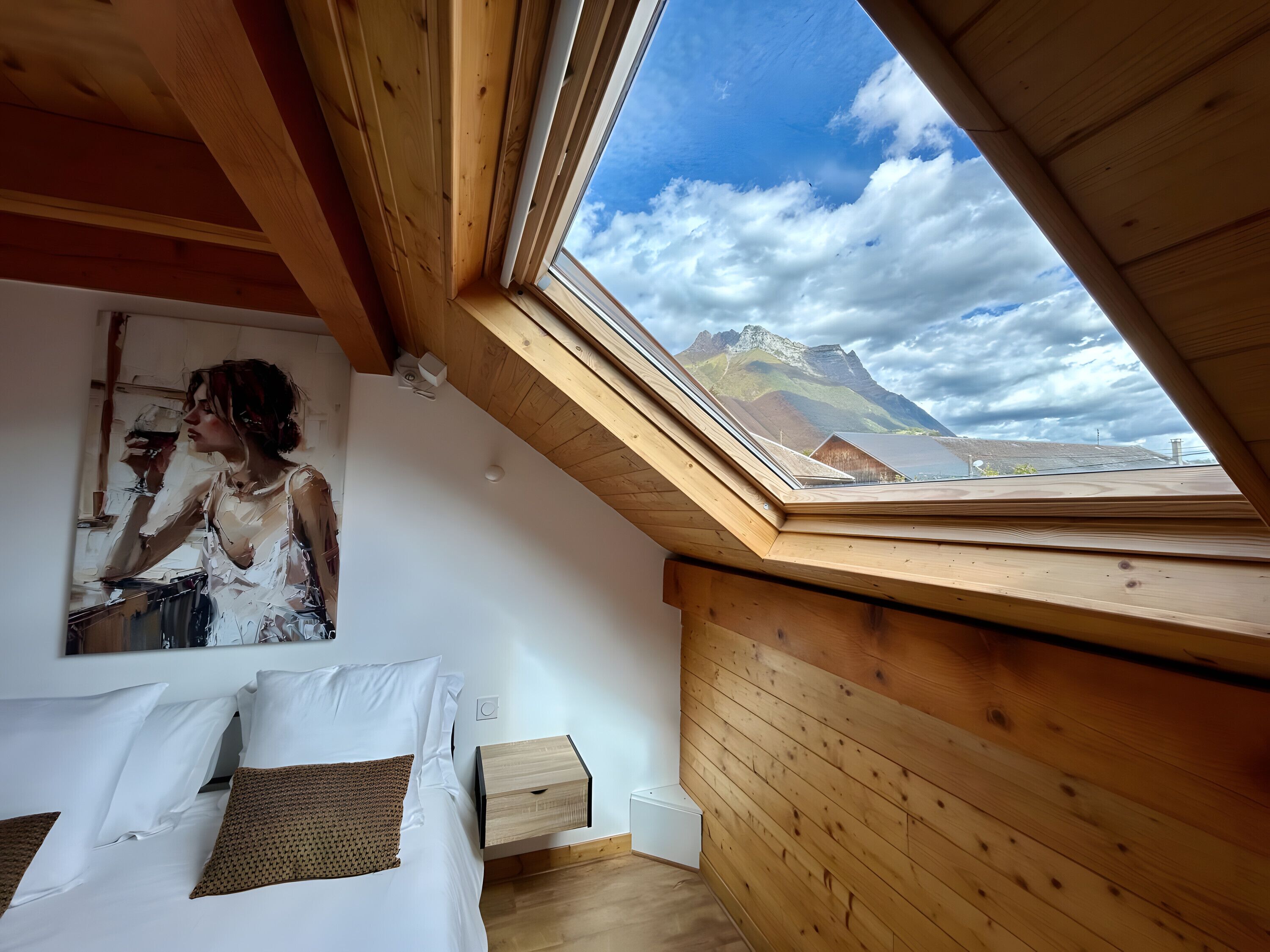 2 chambres, fer et planche à repasser, Wi-Fi, draps fournis