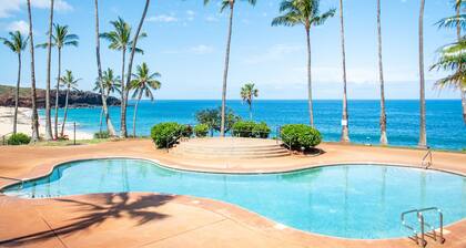 Charming studio on the 1st-Floor w/ ocean view, lanai, gas grills, pool, W&D