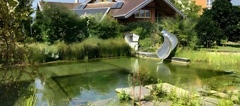 Appartement 'Müllerleile' avec piscine commune, terrasse et Wi-Fi