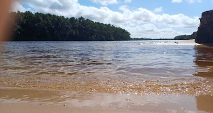 House in Barreirinhas, 2 bedrooms, in front of the Preguiças River