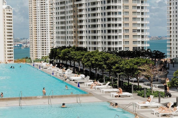 Rooftop pool