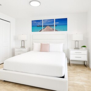Premium bedding, down duvets, memory-foam beds, in-room safe