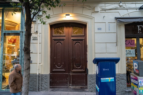 Facciata della struttura