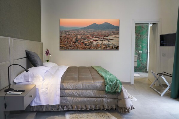 Apartamento Deluxe, balcón, vistas a la ciudad | Caja fuerte y wifi gratis