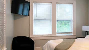 1 bedroom, iron/ironing board, travel crib, free WiFi