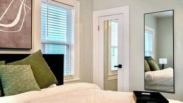 1 bedroom, iron/ironing board, travel crib, free WiFi