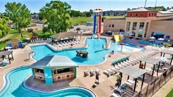 Indoor pool, outdoor pool