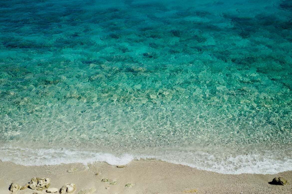 On the beach