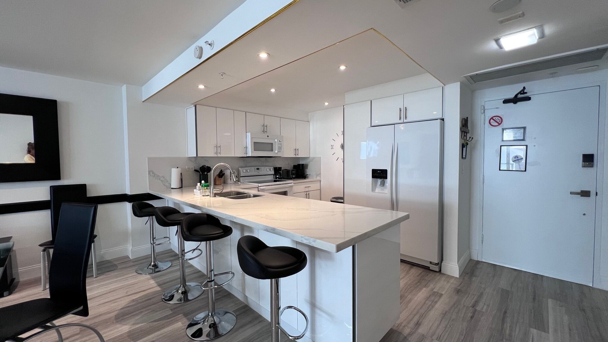 Microwave, oven, dishwasher