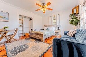 1 bedroom, iron/ironing board, Internet, bed sheets