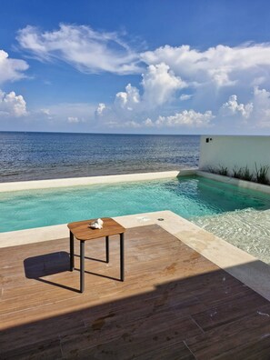 Apartment, 1 Bedroom, Accessible, Balcony | Pool - Beatiful Loft in Puerto Morelos Beach Front 9-4 (Puerto Morelos)