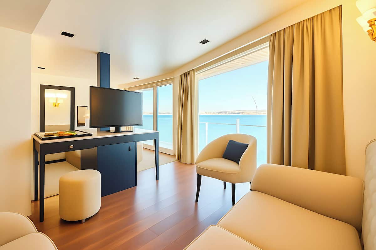 Phòng Suite Deluxe, quang cảnh sông