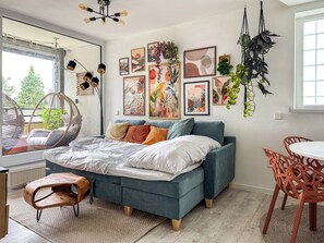 1 室のベッドルーム、アイロン / アイロン台、旅行用ベビーベッド、WiFi (無料)