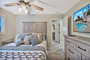 3 habitaciones, tabla de planchar con plancha, wifi y ropa de cama