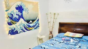 1 bedroom, internet, bed sheets