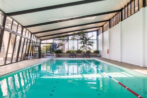 Indoor pool, outdoor pool