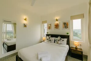 Superior Apartment, Pool View | Egyptian cotton sheets, premium bedding, blackout curtains