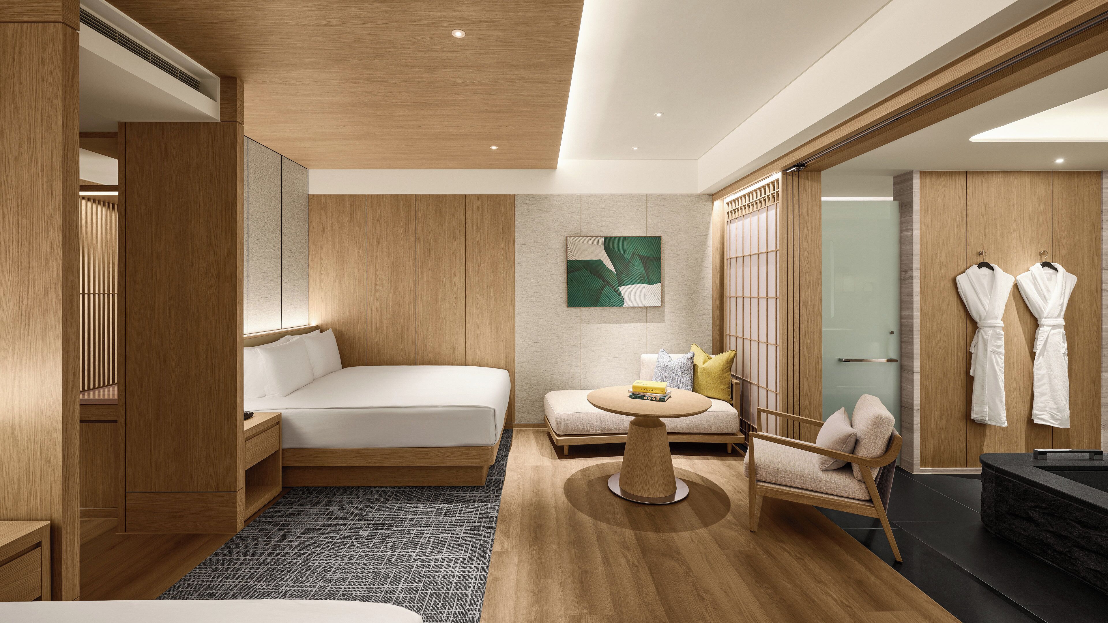 Hypo-allergenic bedding, minibar, in-room safe, blackout drapes