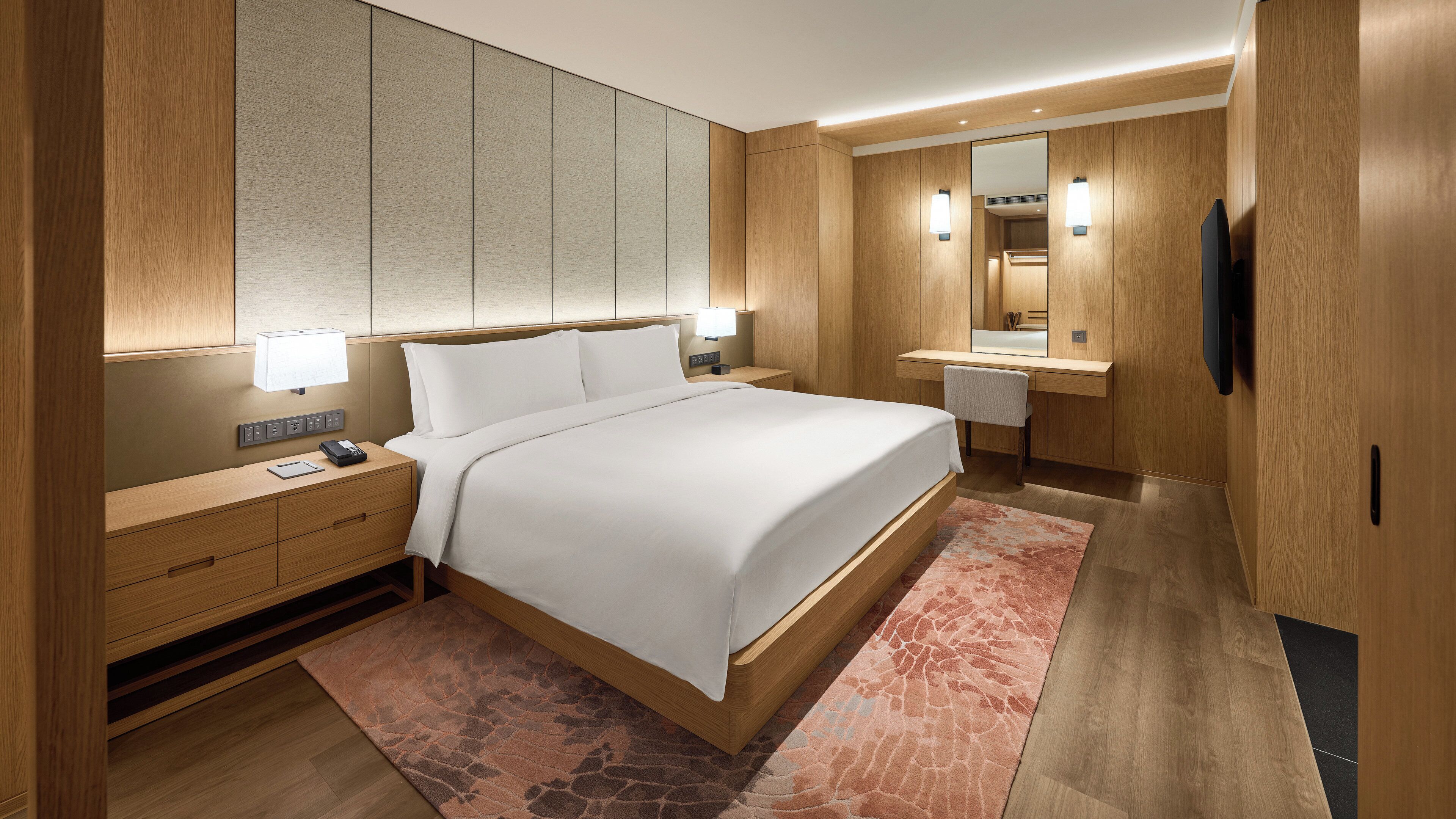 Ropa de cama hipoalergénica y minibar 