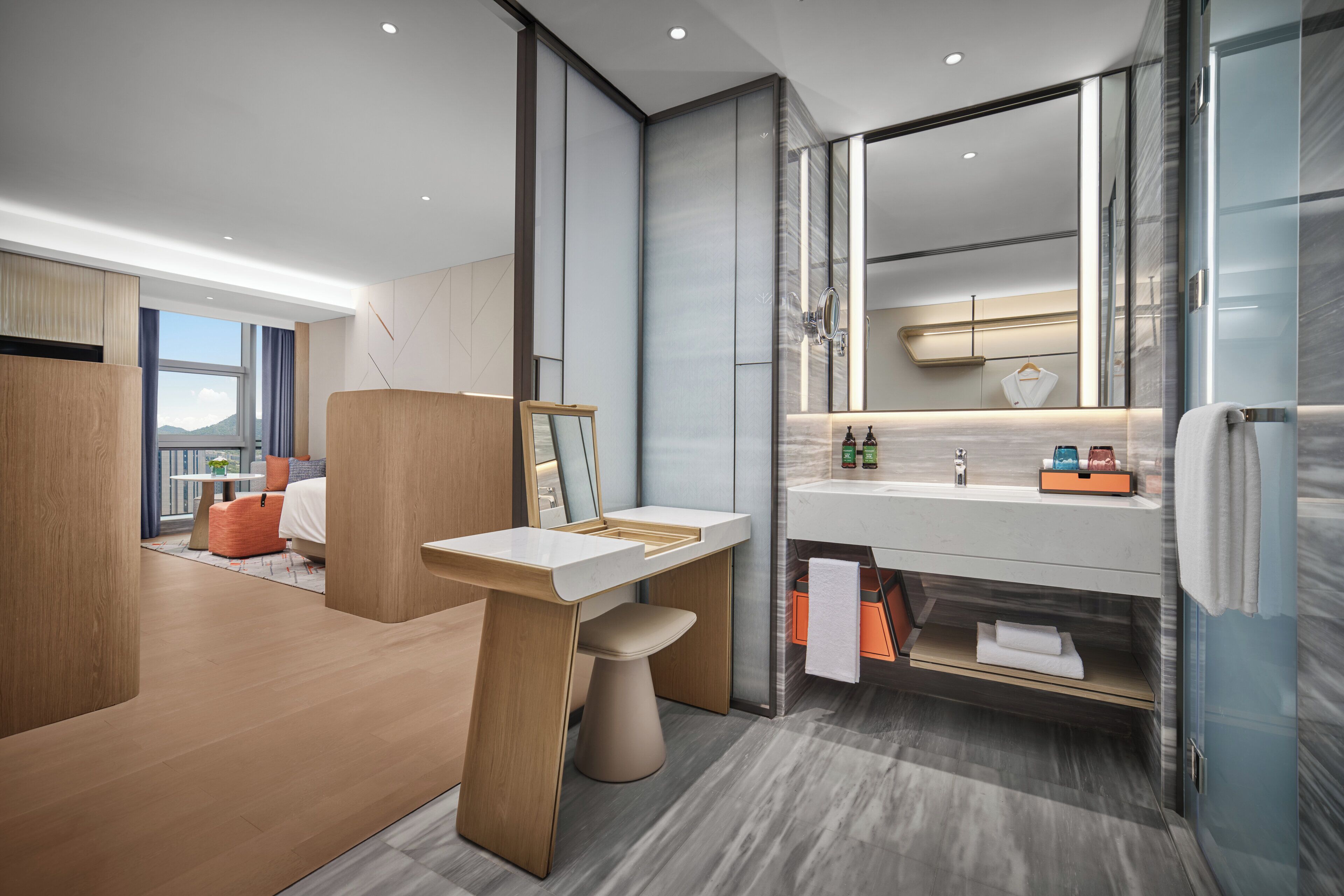 Standard Room, 2 Double Beds (Worklife) | Premium bedding, Select Comfort beds, minibar, desk