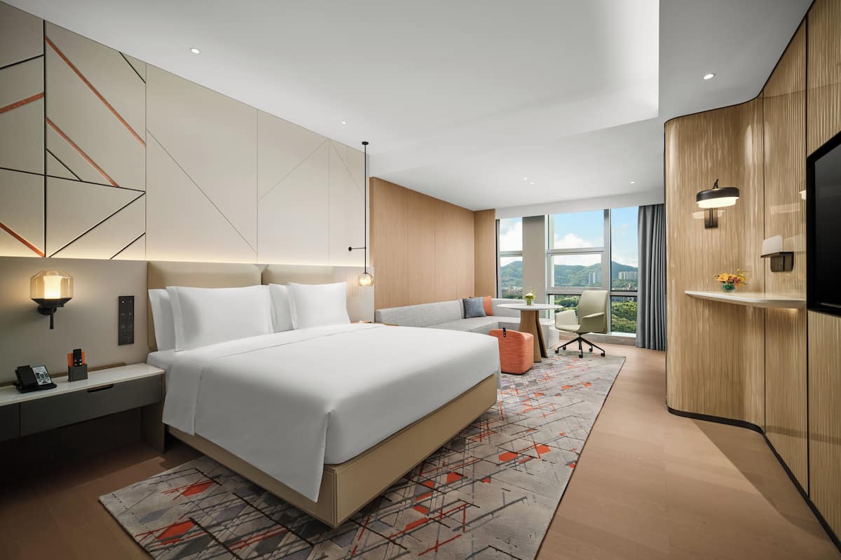 Ropa de cama de alta calidad, colchones Select Comfort y minibar