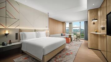 Ropa de cama de alta calidad, colchones Select Comfort y minibar