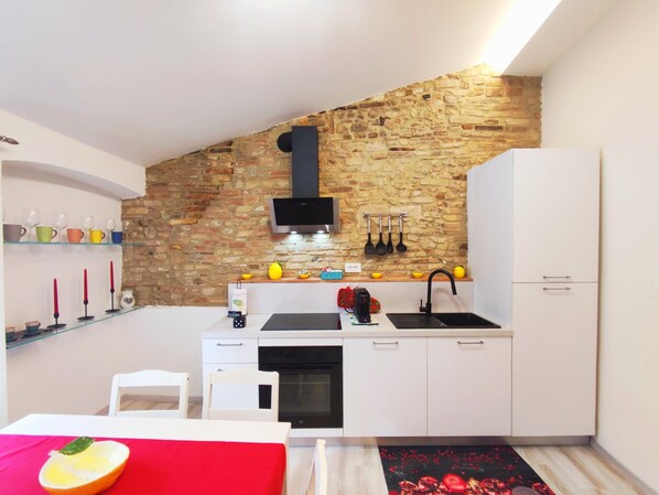 Microwave, stovetop, dishwasher