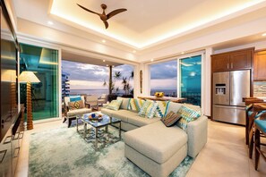 Smart TV, printers - Vestrella Penthouse! Luxury 2800 sq ft/3bd/3bth Ocean views, walk to the Zona! (Puerto Vallarta)