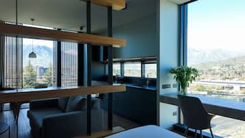 Classic Apartment, City View | In-room safe, desk, laptop workspace, blackout drapes