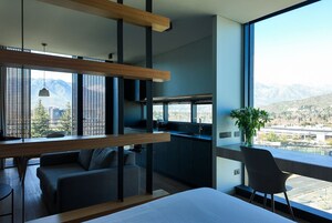 Departamento Terrace | In-room safe, desk, laptop workspace, blackout drapes