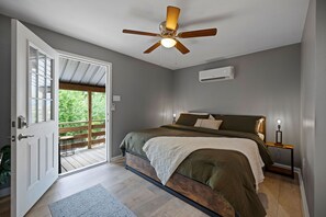 2 bedrooms, iron/ironing board, travel crib, WiFi
