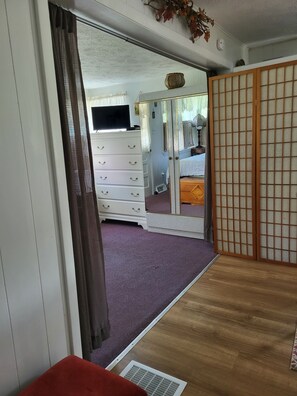 1 bedroom, iron/ironing board, bed sheets