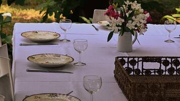 Espace banquet en plein air